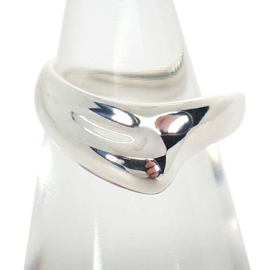 【中古】TIFFANY/ティファニー 925 カーブドウェーブ リング /10号/j276-10