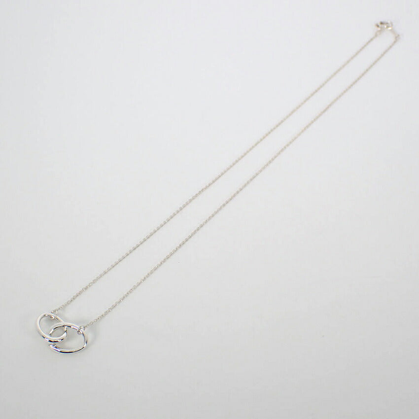 【中古】TIFFANY/ティファニー 925 ダブルループ ペンダント/ネックレス/j276-3
