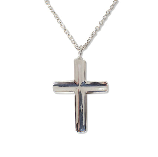 【中古】TIFFANY/ティファニー 925 コンケーブクロス ブレスレット/j276-4
