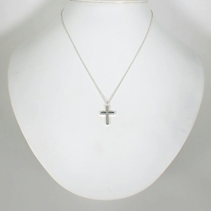 【中古】TIFFANY/ティファニー 925 コンケーブクロス ブレスレット/j276-4