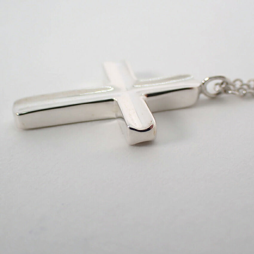 【中古】TIFFANY/ティファニー 925 コンケーブクロス ブレスレット/j276-4