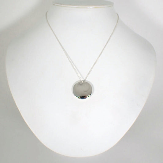 【中古】TIFFANY/ティファニー 925 ラウンドタグ ペンダント/ネックレス/j276-6