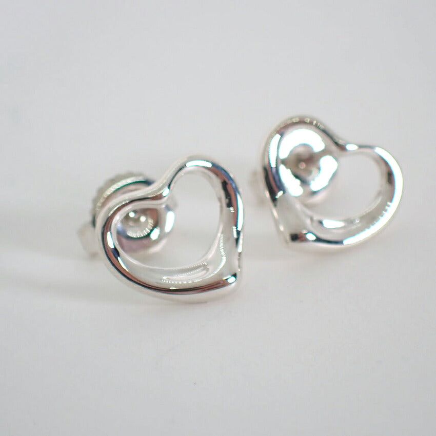【中古】TIFFANY/ティファニー 925 オープンハート ピアス/j276-8