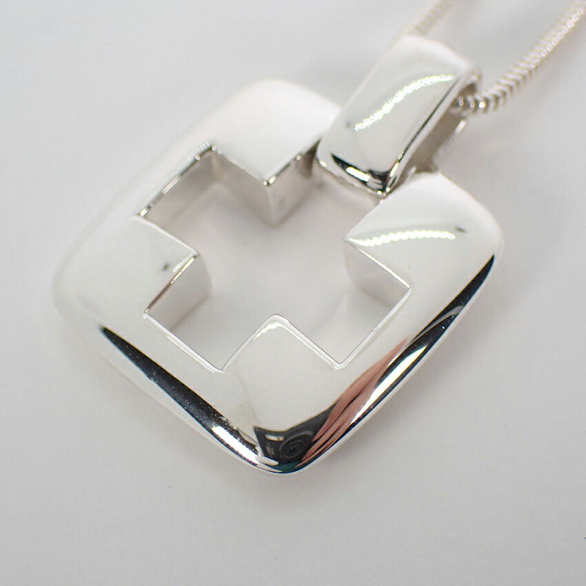 【中古】TIFFANY/ティファニー 925 ピアスドクロス  ペンダント/ネックレス/j276-9