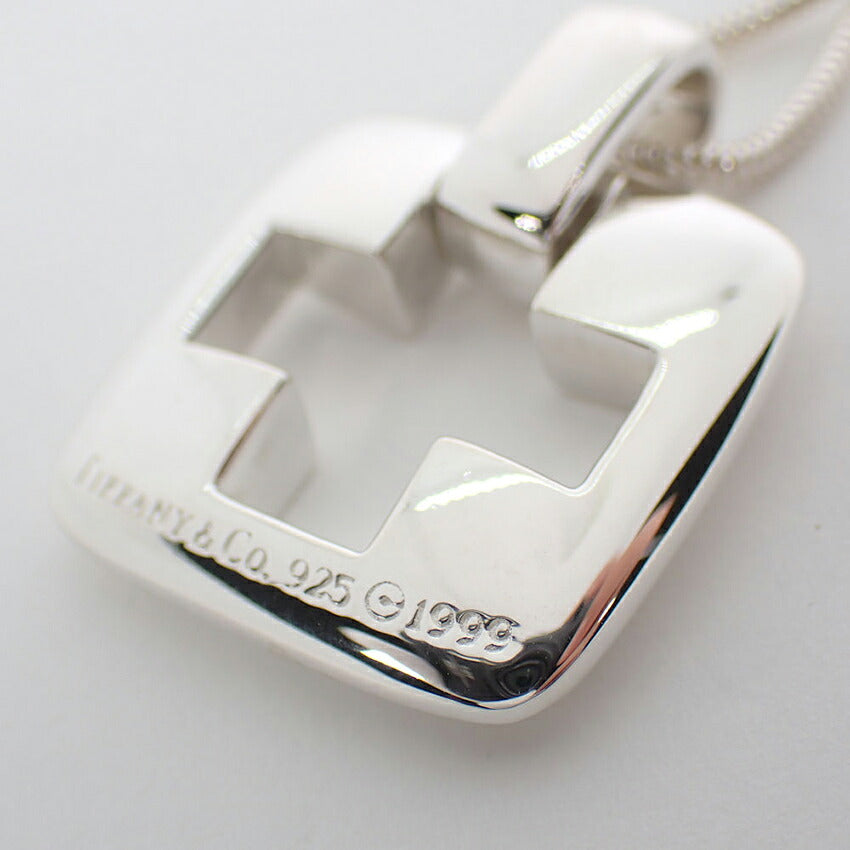 【中古】TIFFANY/ティファニー 925 ピアスドクロス  ペンダント/ネックレス/j276-9