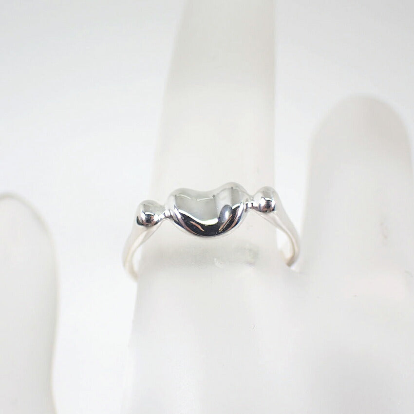【中古】TIFFANY/ティファニー 925 ビーン リング/10号/j277-2