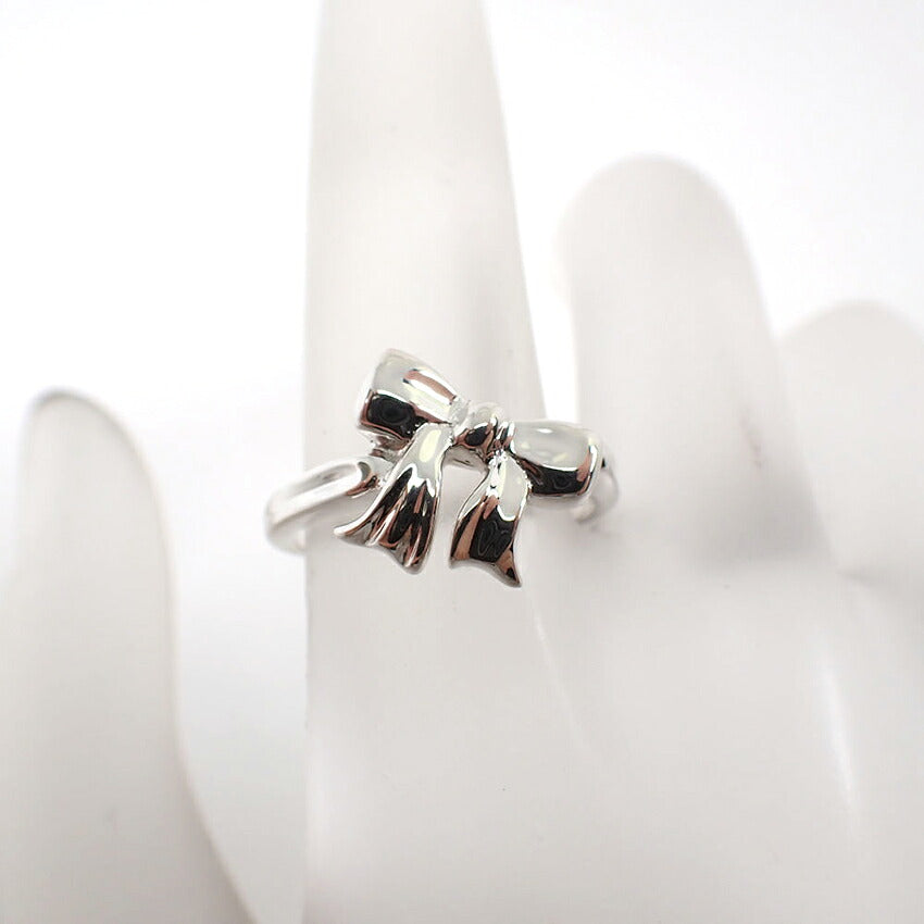 【中古】TIFFANY/ティファニー 925 リボン  リング /10.5号/j277-6