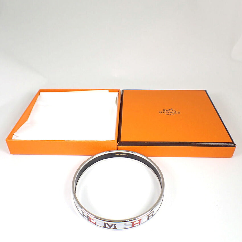 【中古】HERMES/エルメス エマイユ バングル/j277-9