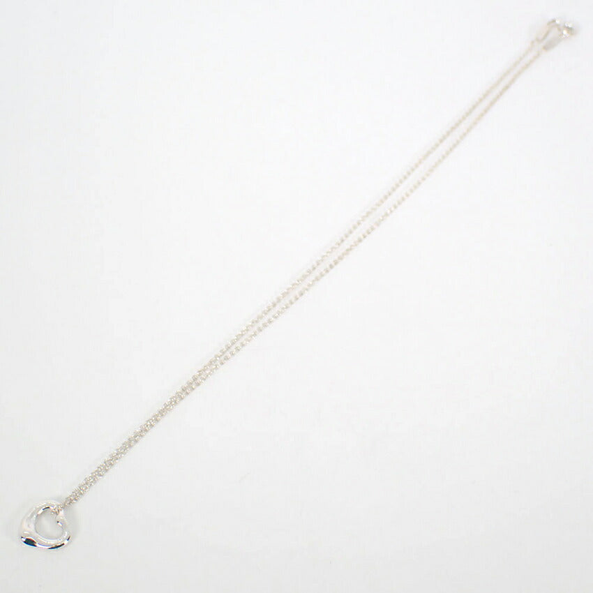 【中古】TIFFANY/ティファニー 925 オープンハート ペンダント/ネックレス/j279-2