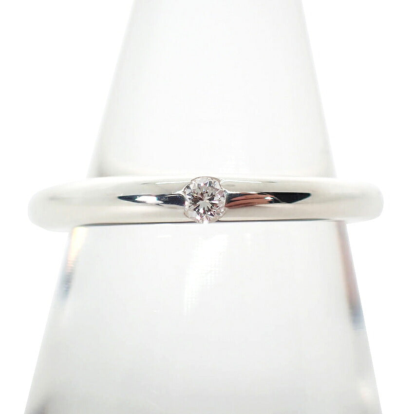 【中古】TIFFANY/ティファニー 925 ダイヤモンド スタッキングバンド リング /9号/j279-3