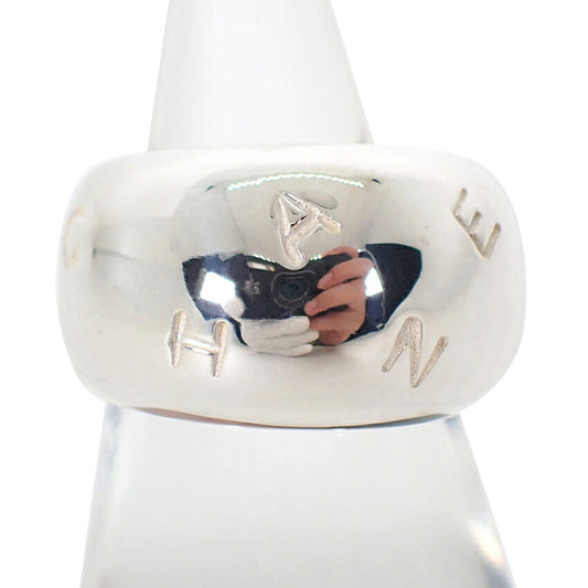 【中古】CHANEL/シャネル 925 アルファベットロゴ リング /11.5号/j279-4