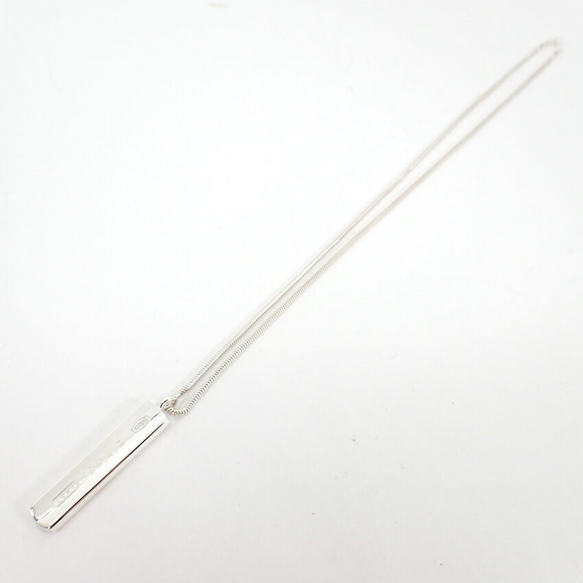 【中古】TIFFANY/ティファニー 925 1837 バー ペンダント/ネックレス/j28-33