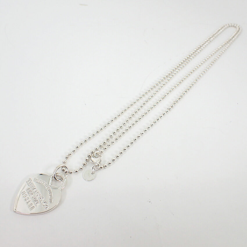 【中古】TIFFANY/ティファニー 925 リターントゥティファニー ハート ペンダント/ネックレス/j28-36