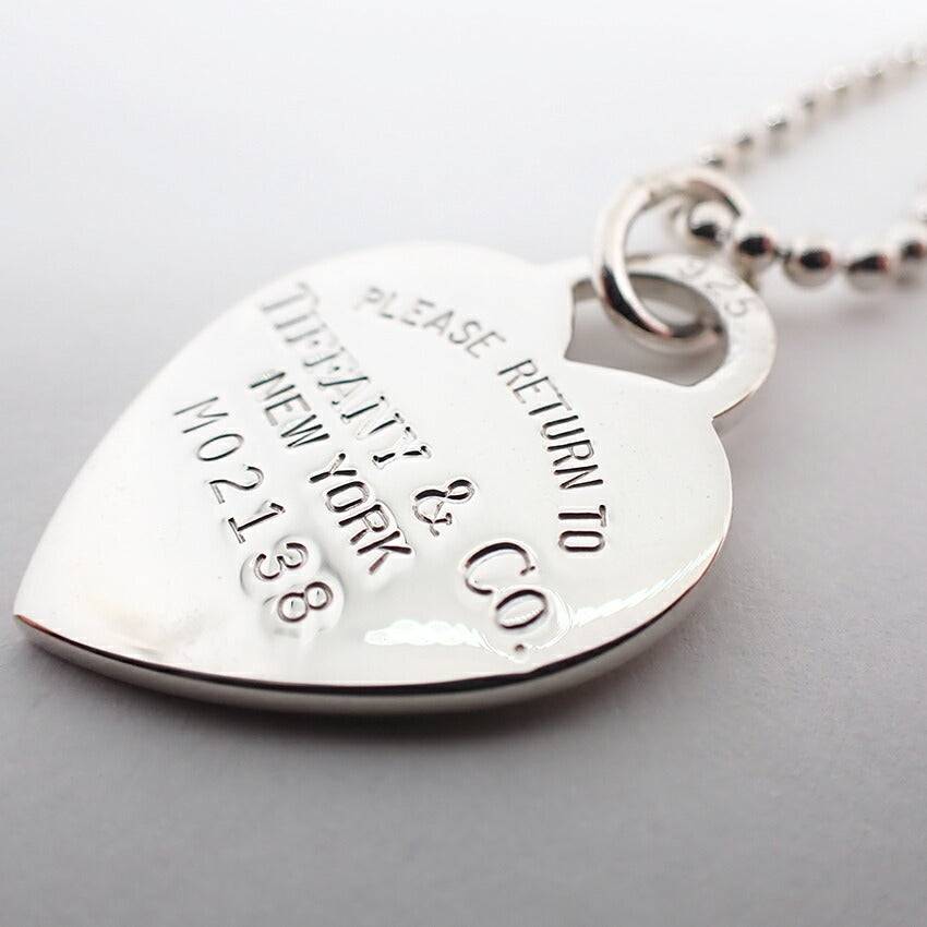 【中古】TIFFANY/ティファニー 925 リターントゥティファニー ハート ペンダント/ネックレス/j28-36