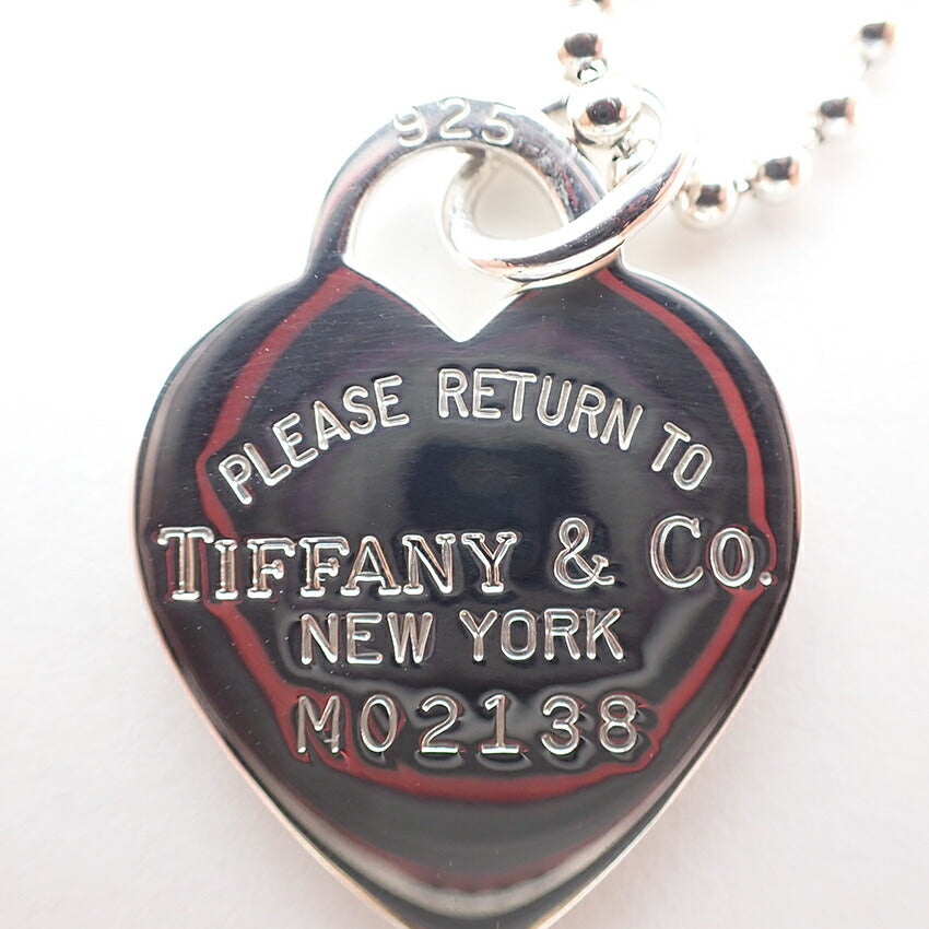 【中古】TIFFANY/ティファニー 925 リターントゥティファニー ハート ペンダント/ネックレス/j28-36