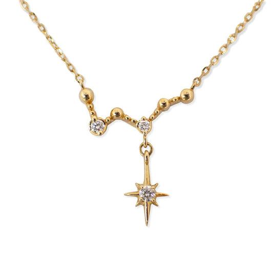 【中古】Star Jewelry/スタージュエリー K18 ダイヤモンド ネックレス/ペンダント/j280-10