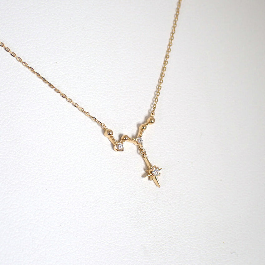 【中古】Star Jewelry/スタージュエリー K18 ダイヤモンド ネックレス/ペンダント/j280-10