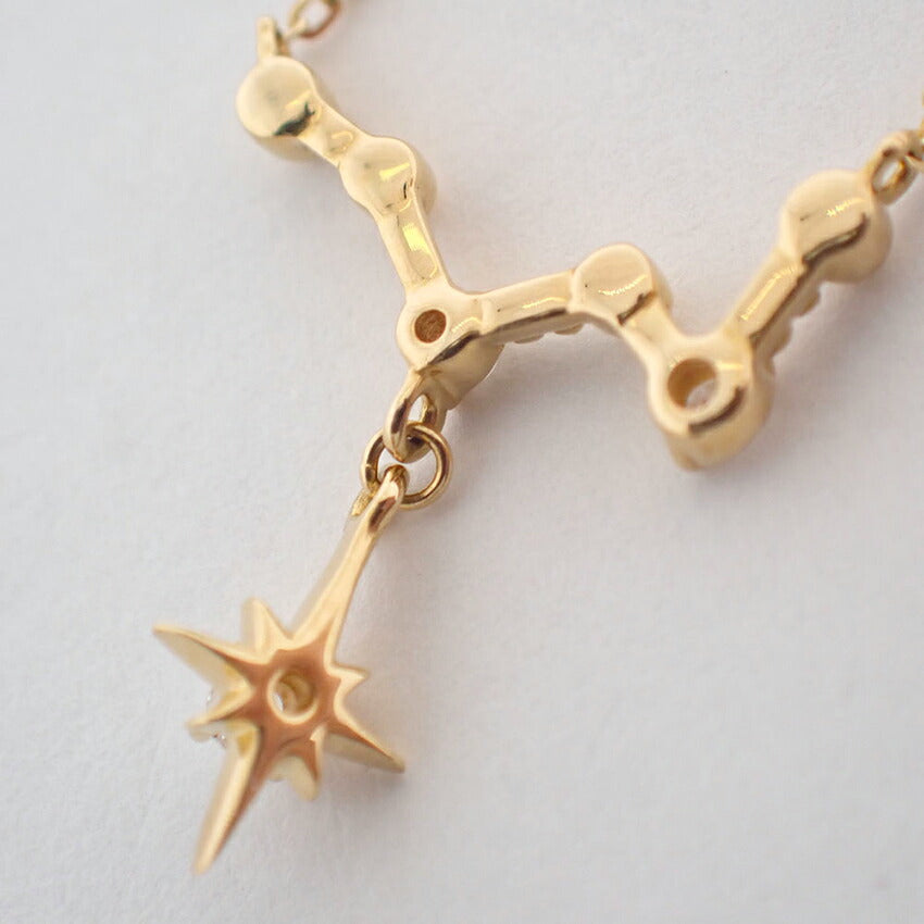 【中古】Star Jewelry/スタージュエリー K18 ダイヤモンド ネックレス/ペンダント/j280-10