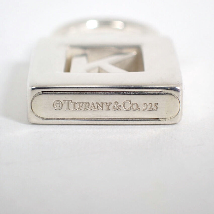 【中古】TIFFANY/ティファニー 925 イニシャル/K カデナ チャーム/トップ/j280-9