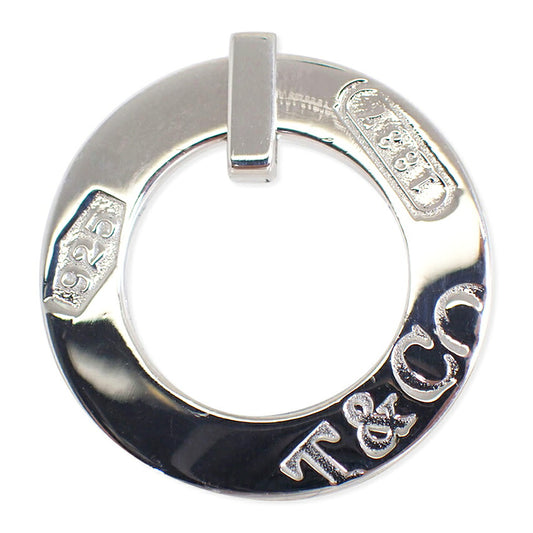【中古】TIFFANY/ティファニー 925 1837 サークル チャーム/トップ/j281-4