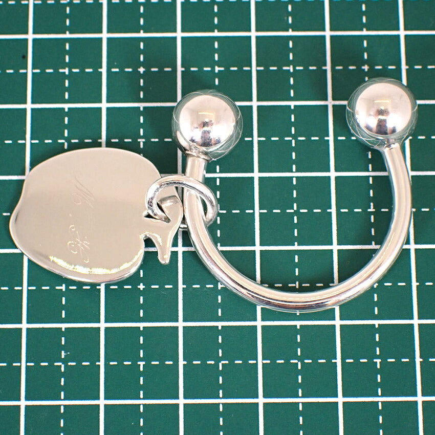 【中古】TIFFANY/ティファニー/925/アップルチャーム付き/キーリング/j281-8