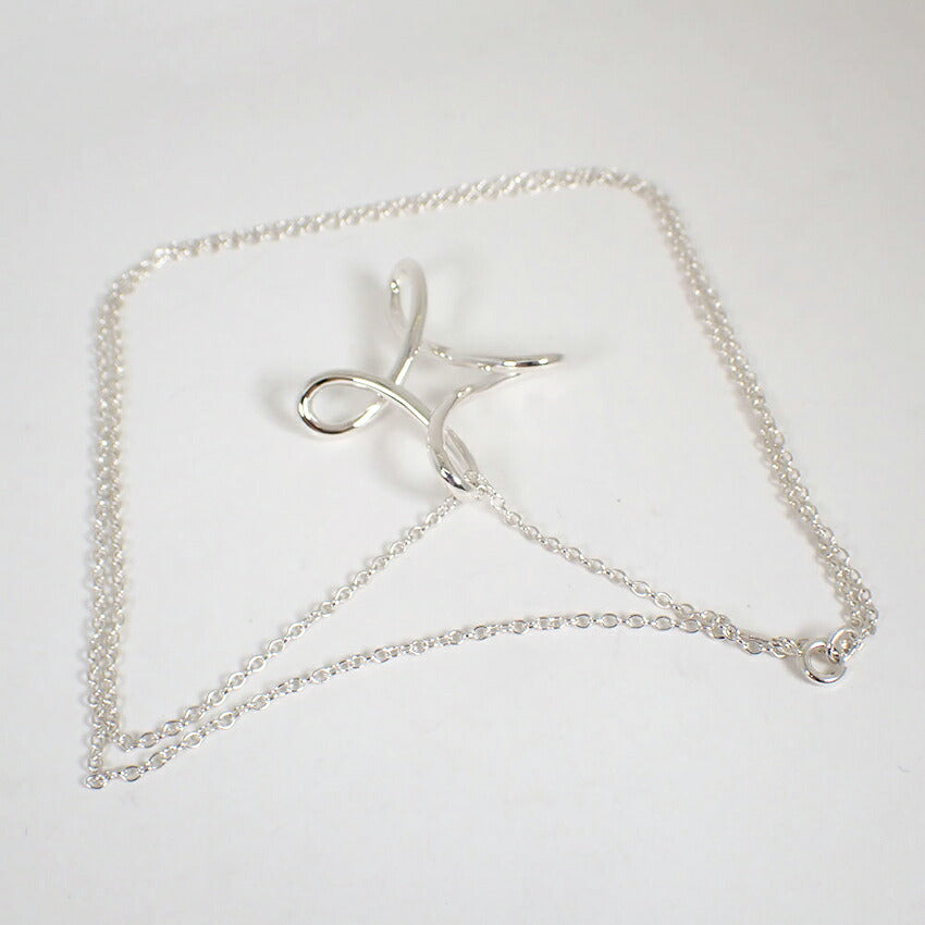 【中古】TIFFANY/ティファニー 925 オープンクロス インフィニティ ペンダント/j282-1