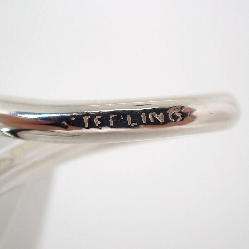 【中古】TIFFANY/ティファニー 925 オープンクロス インフィニティ ペンダント/j282-1