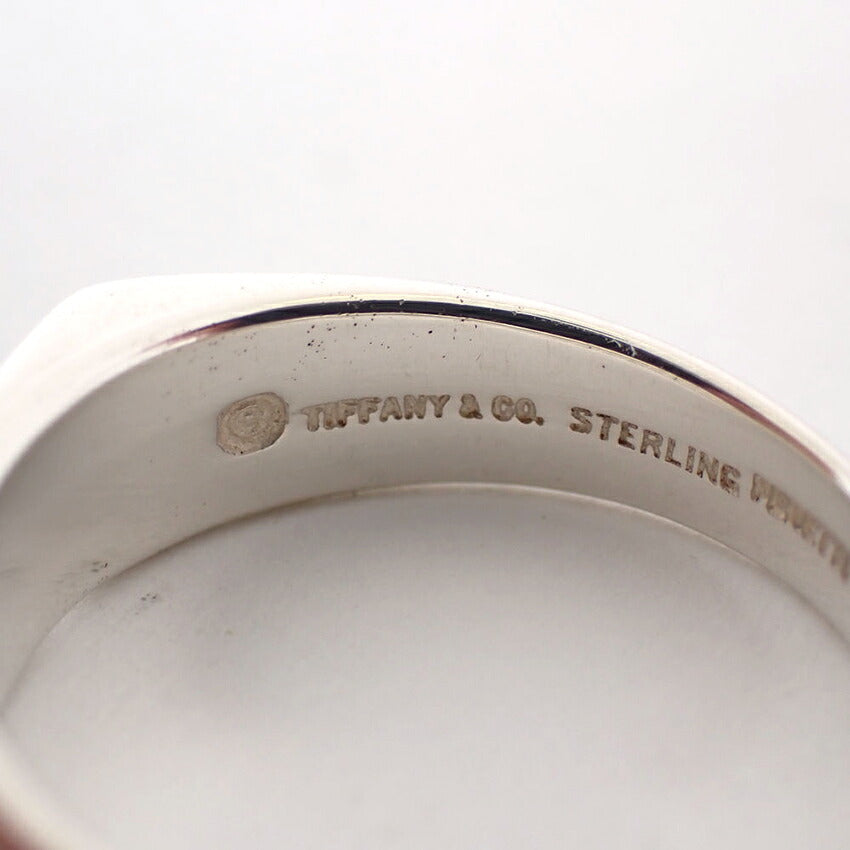 【中古】TIFFANY/ティファニー 925  シグネット ハート リング /11号/j282-4