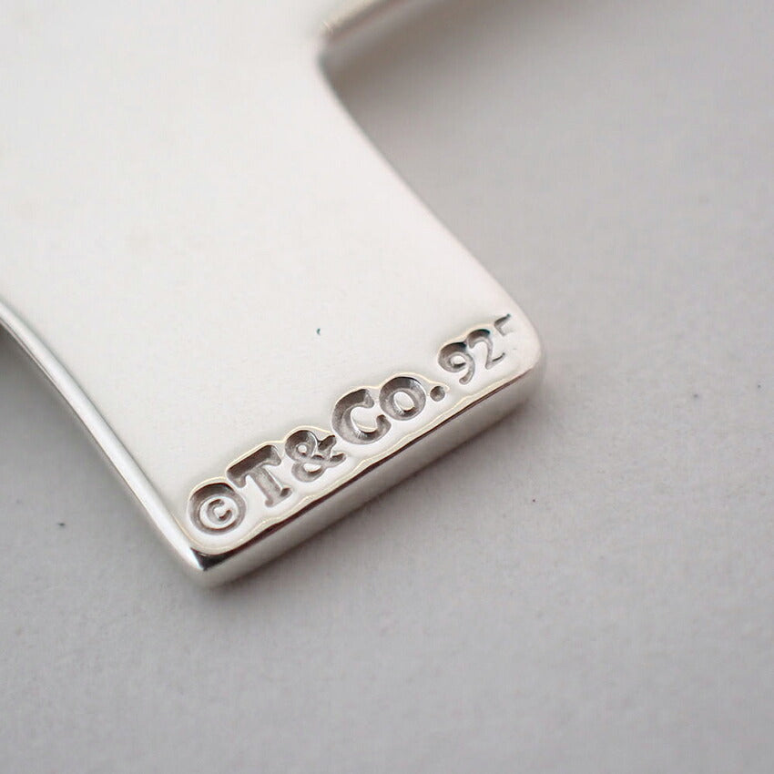 【中古】TIFFANY/ティファニー 925 1837 ダブルクロス ペンダントトップ/j283-10