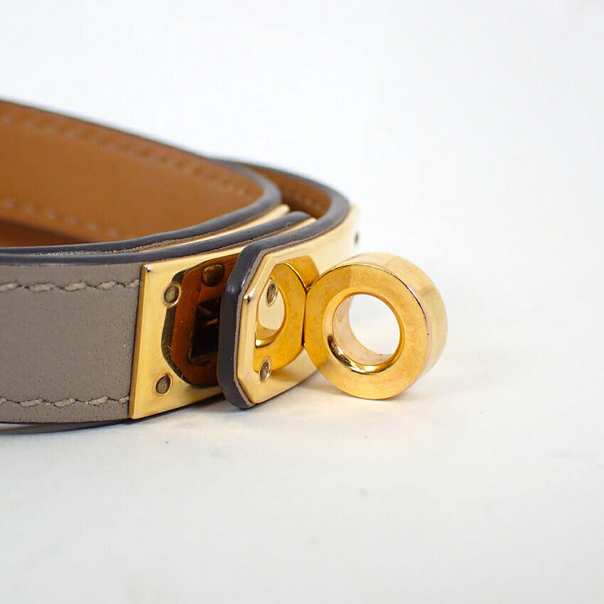 【中古】HERMES/エルメス ケリー ドゥブルトゥール ブレスレット/j283-9