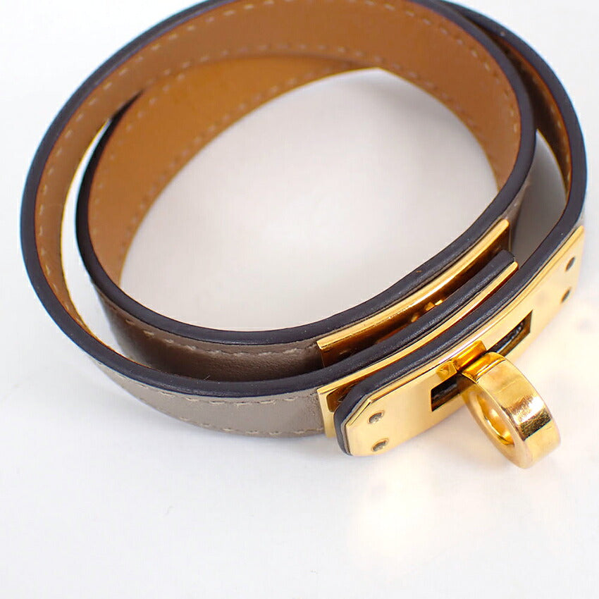 【中古】HERMES/エルメス ケリー ドゥブルトゥール ブレスレット/j283-9