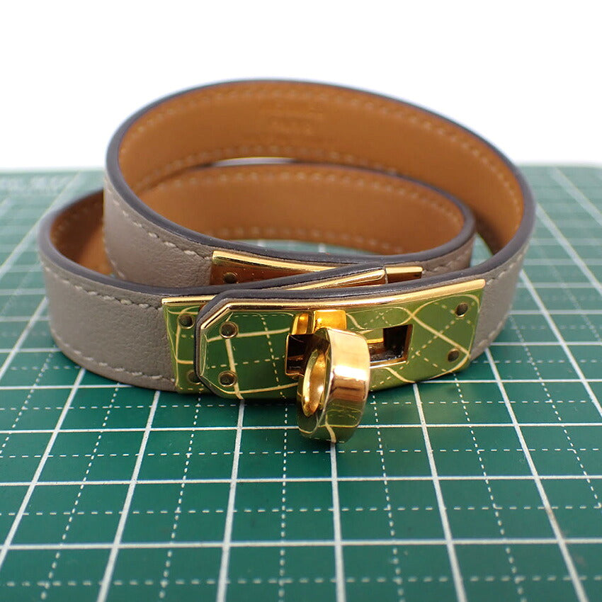 【中古】HERMES/エルメス ケリー ドゥブルトゥール ブレスレット/j283-9