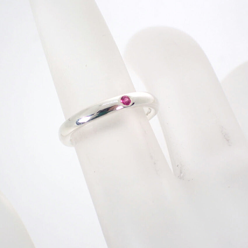 【中古】TIFFANY/ティファニー 925 ルビー スタッキングバンド リング /5号/j285-2