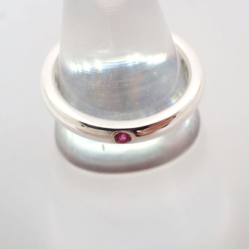 【中古】TIFFANY/ティファニー 925 ルビー スタッキングバンド リング /5号/j285-2