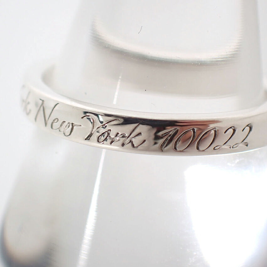 【中古】TIFFANY/ティファニー 925 ノーツ ナロー リング /10号/j285-3