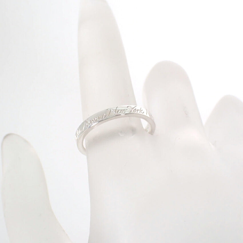 【中古】TIFFANY/ティファニー 925 ノーツ ナロー リング /10号/j285-3
