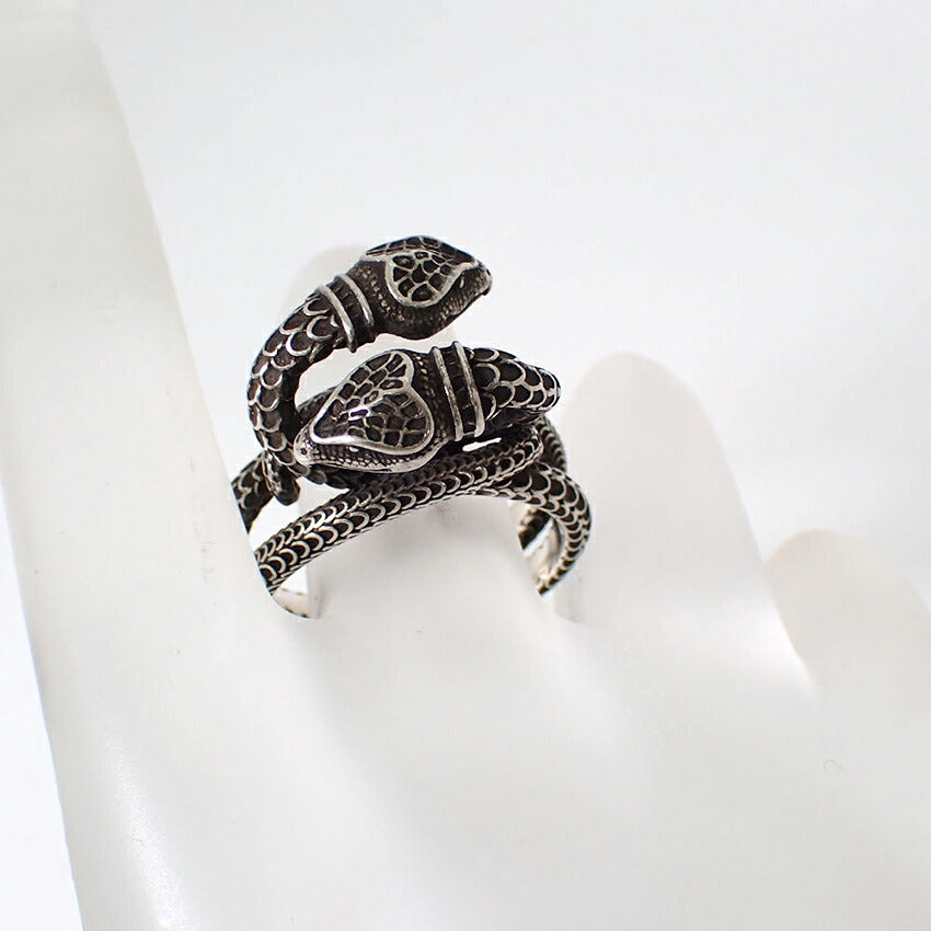 【中古】GUCCI/グッチ 925 ガーデンスネーク リング /12号/j285-9