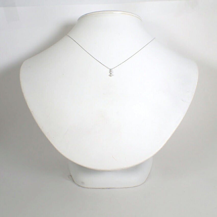 【中古】4℃ K10 ダイヤモンド ペンダント/ネックレス/j287-5