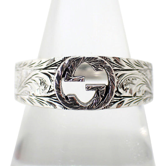 【中古】GUCCI/グッチ 925 インターロッキングG リング /16号/j289-1