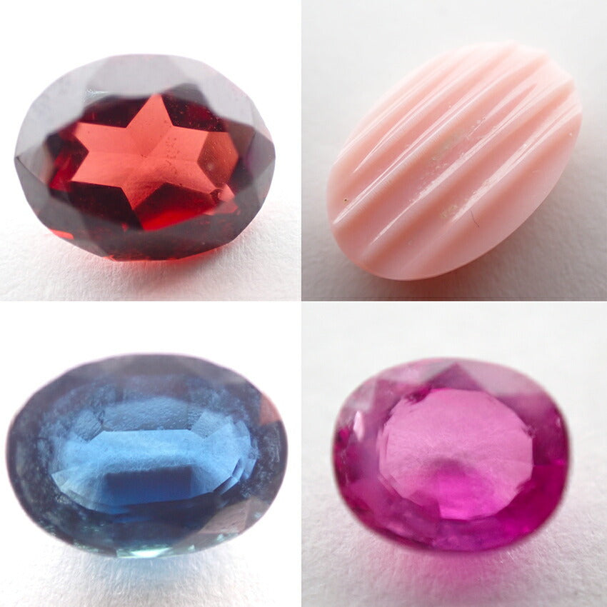 【中古】グリーンガーネット、ガーネット、サファイア、ルビーなど ルース/j29-6