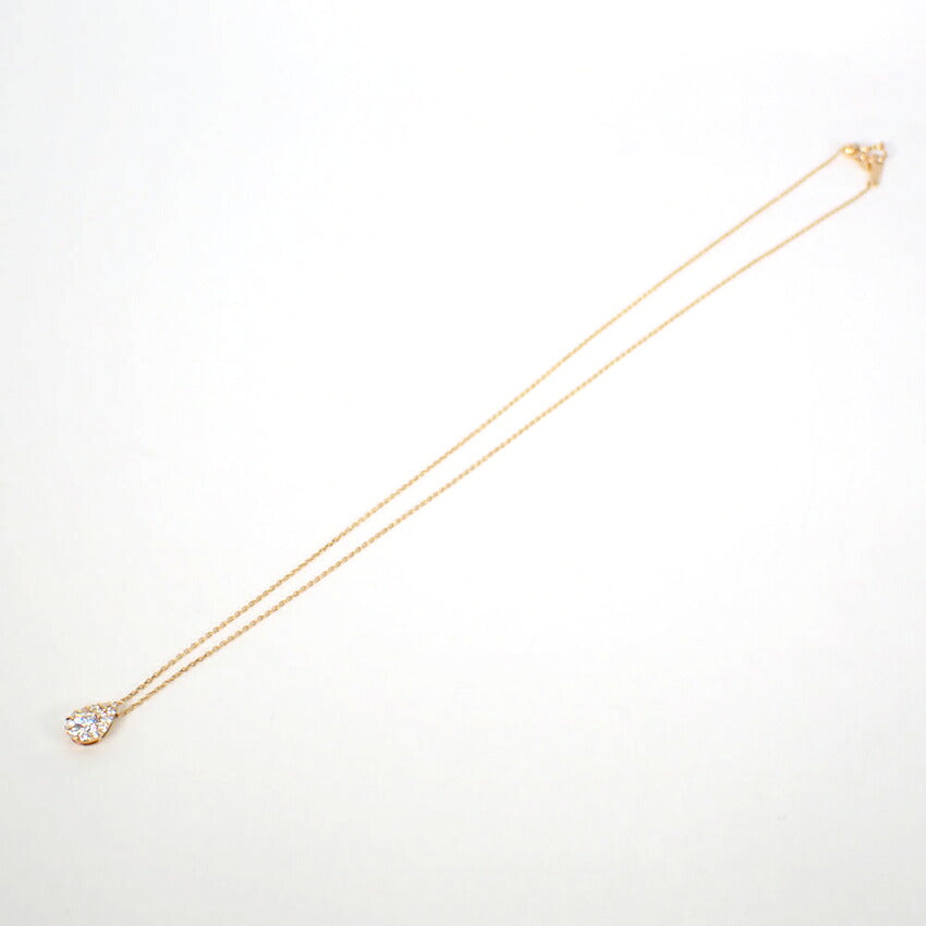 【中古】VENDOME/ヴァンドーム K18 ダイヤモンド ペンダント/ネックレス/j295-2