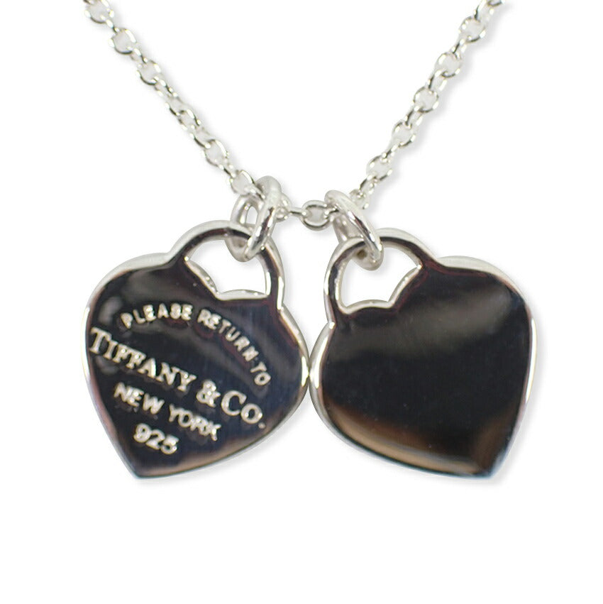 【中古】TIFFANY/ティファニー 925 リターントゥティファニー ダブルハートタグ ペンダント/j30-26