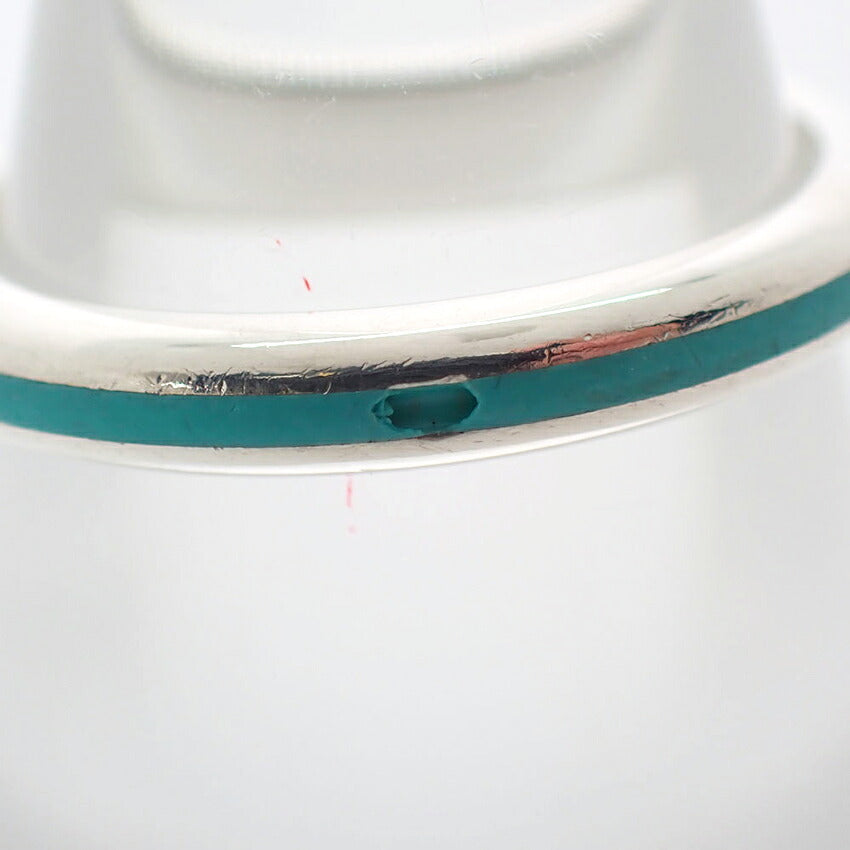 【中古】TIFFANY/ティファニー/Ag925/ブルーライン/エナメル/リング/14号/j300-6