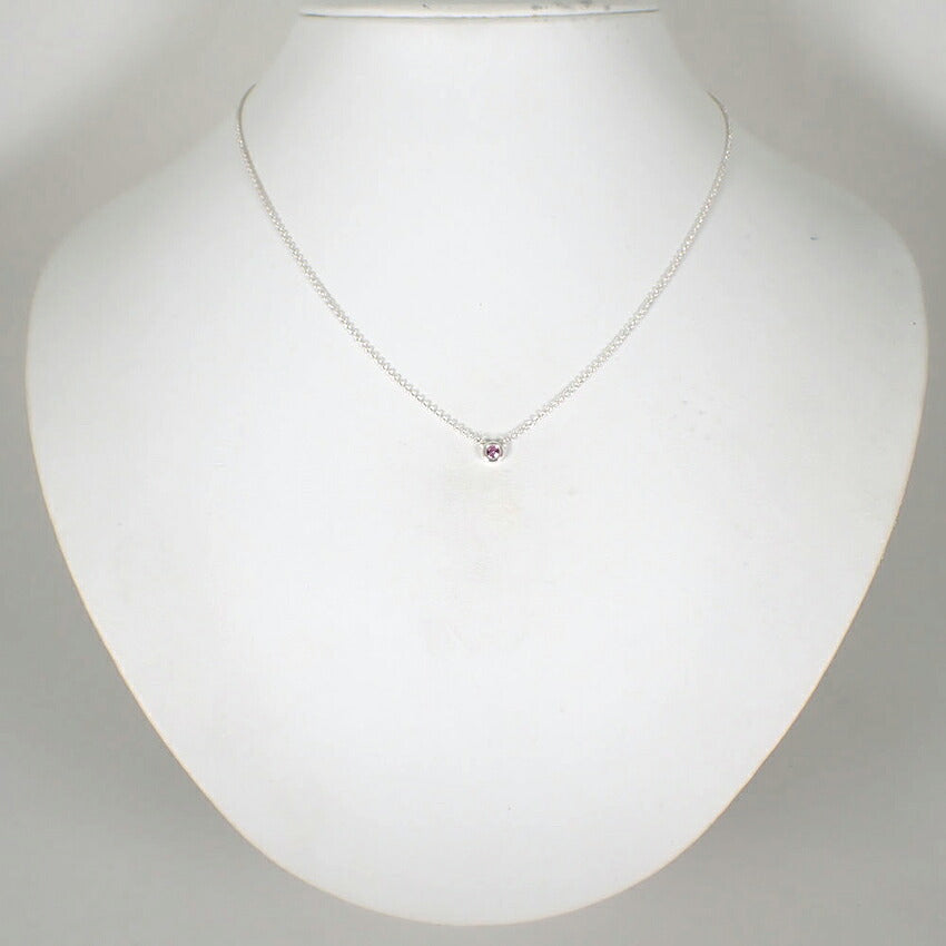 【中古】TIFFANY/ティファニー 925 バイザヤード ピンクサファイア ネックレス/j302-5