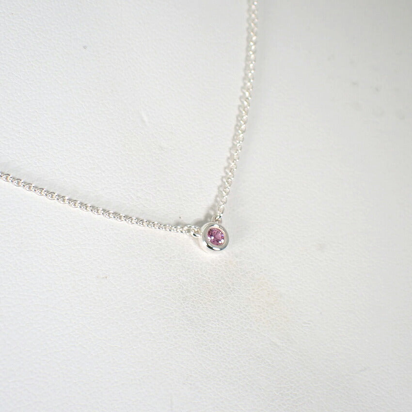 【中古】TIFFANY/ティファニー 925 バイザヤード ピンクサファイア ネックレス/j302-5