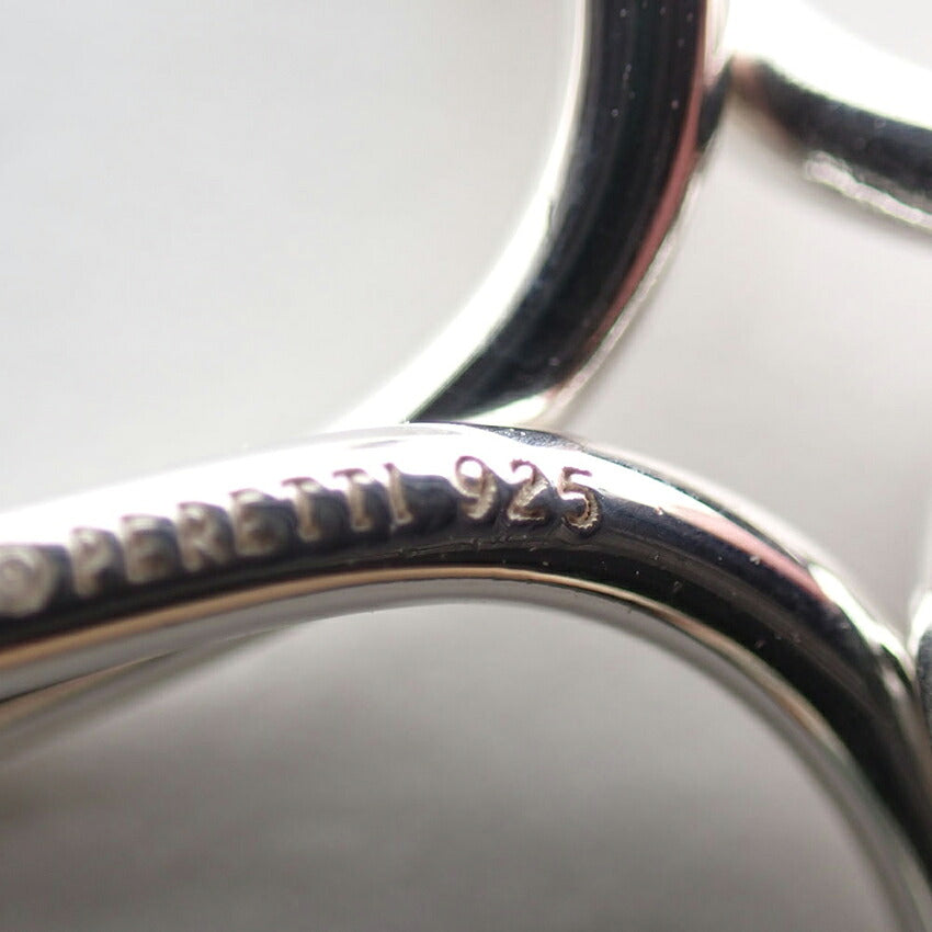 【中古】TIFFANY/ティファニー 925 オープンクロス インフィニティ ロング ペンダント/j305-10