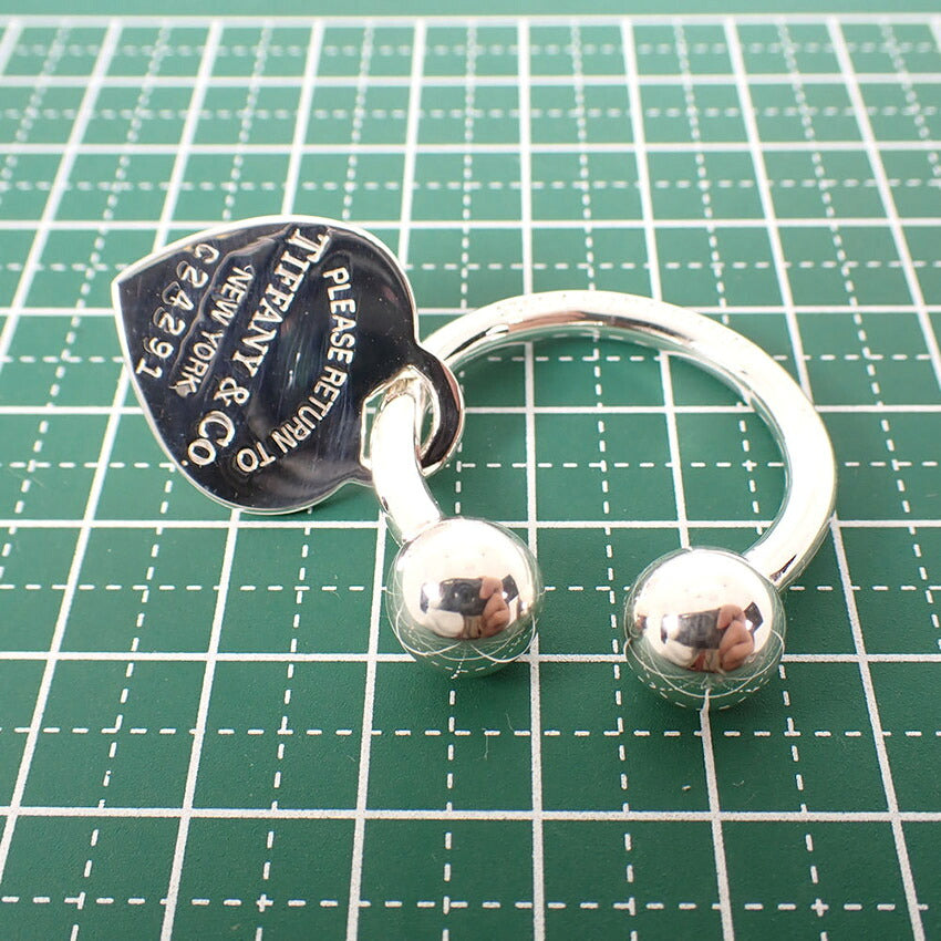【中古】TIFFANY/ティファニー 925 リターントゥハート タグ キーリング/j305-11