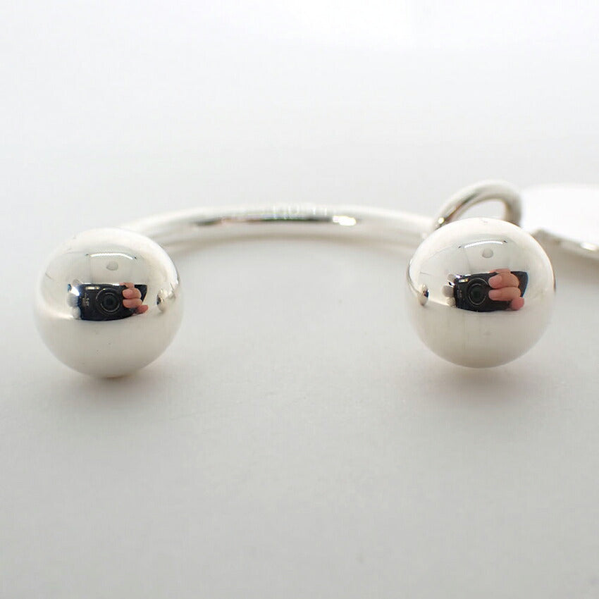 【中古】TIFFANY/ティファニー 925 ラウンドタグ キーリング/j305-3