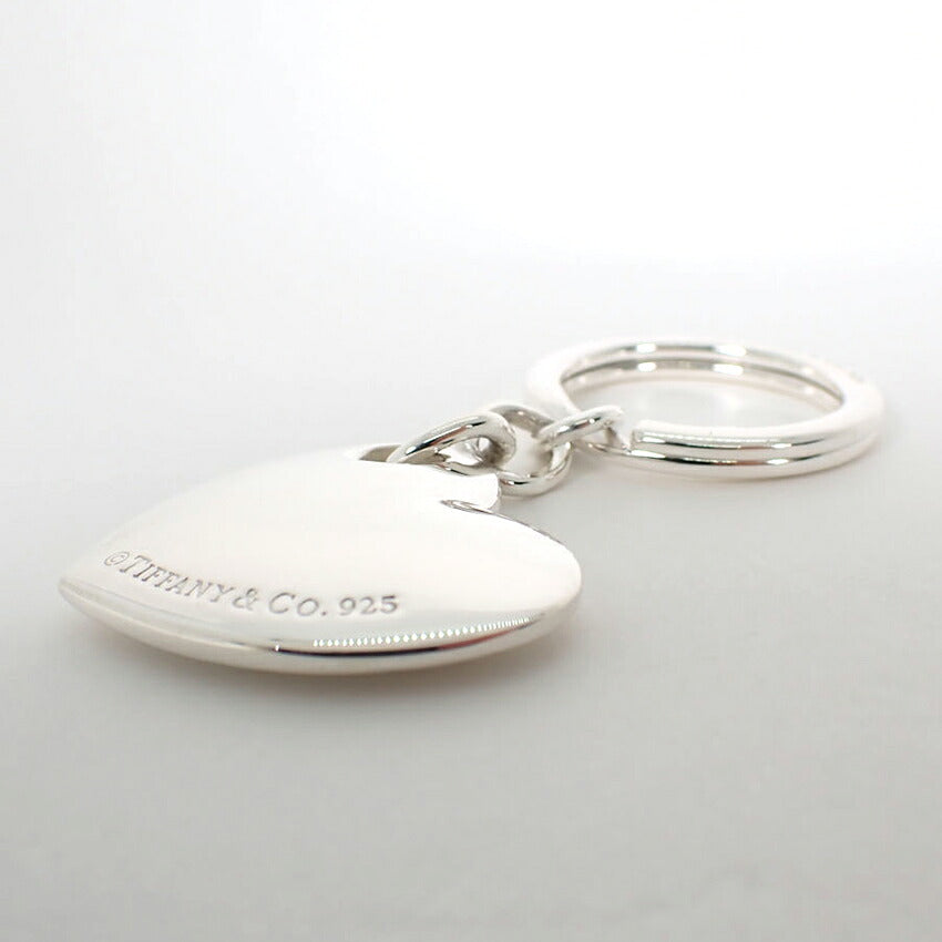 【中古】TIFFANY/ティファニー 925 ハートタグ キーリング/j305-5