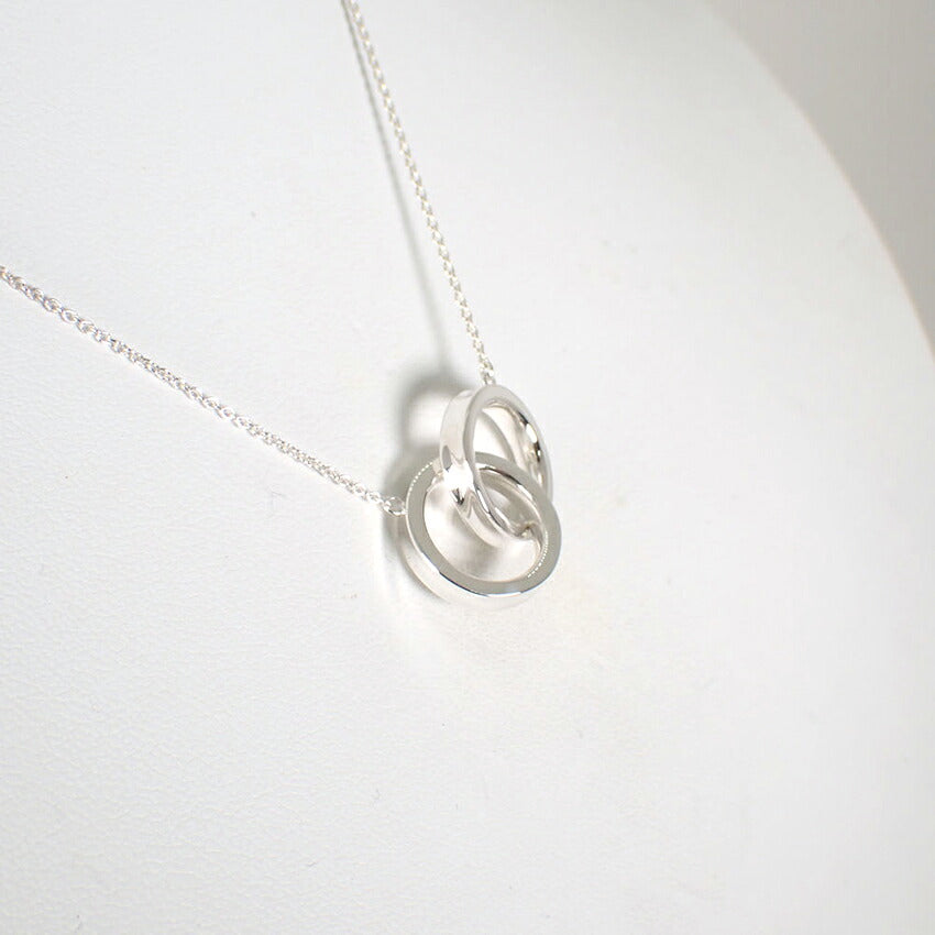 【中古】TIFFANY/ティファニー 925 1837 インターロッキング サークル ネックレス/j306-2
